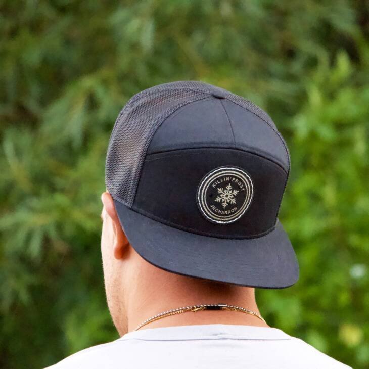 Killin' Frost 7 Panel Snapback Hat - Image 4