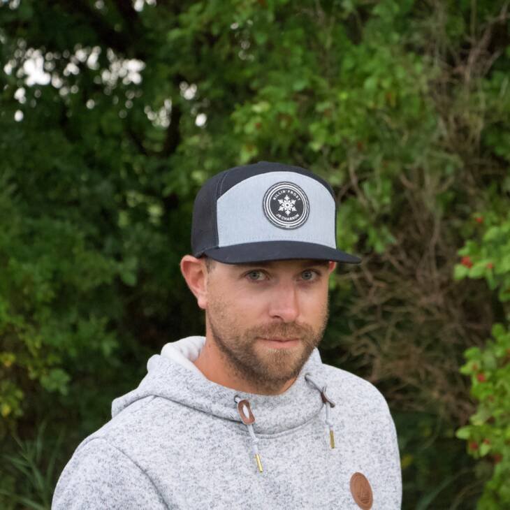 Killin' Frost 7 Panel Snapback Hat - Image 2