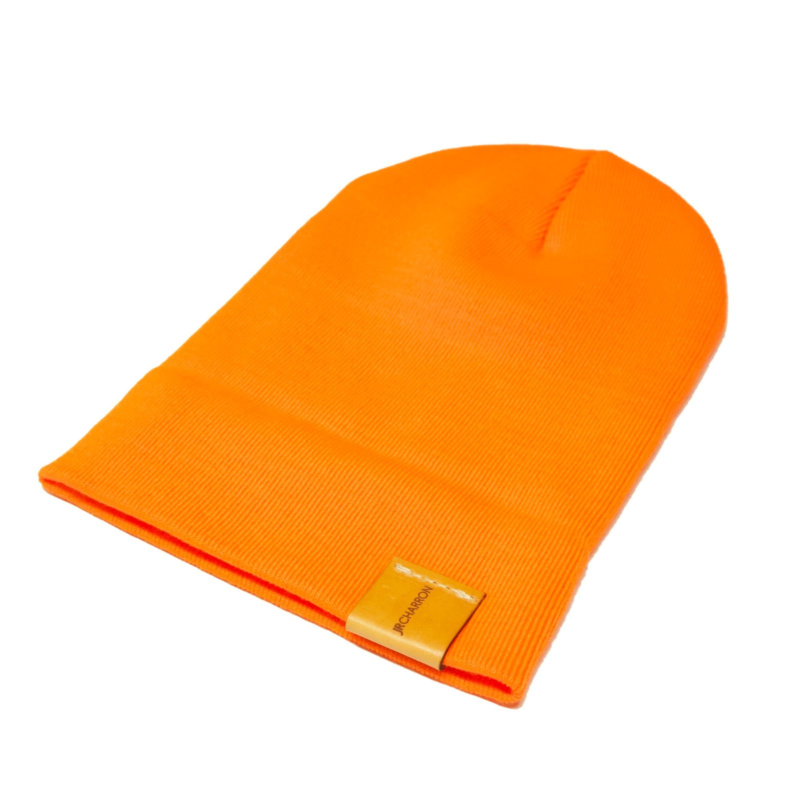 Leather Flip-Tag Toque - Blaze Orange - Image 4